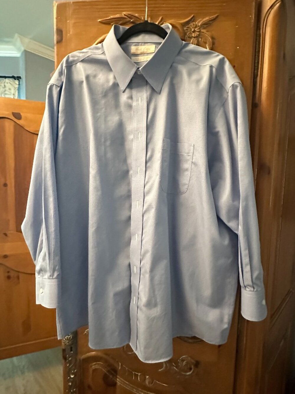 Men's L/S Blue Dress Shirt Size 18/33